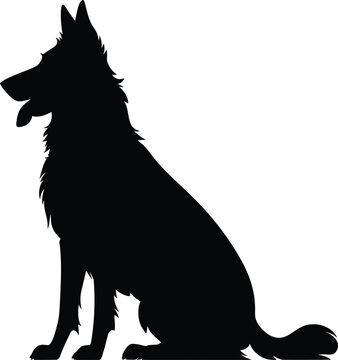 recommend clip art: German Shepherd dog Silhouette