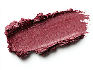Fototapeta premium Glamorous Burgundy Lipstick Swatch: A Modern Beauty Essential in the Cosmetics Industry
