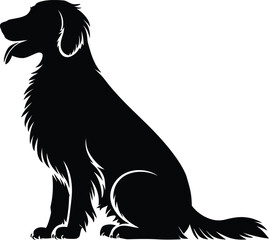 Golden Retriever dog Silhouette
