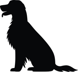 Golden Retriever dog Silhouette