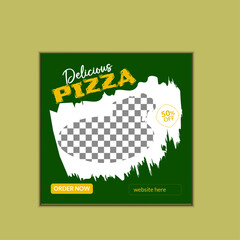 food menu post design layout vector 