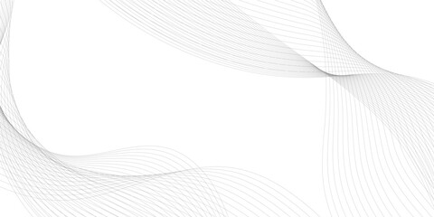Abstract wave line business background. Thin line wavy abstract vector background. Curve wave seamless pattern. Wavy sound and curve line background.

