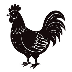 camilla the chicken vector illustration
