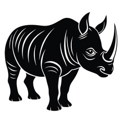 rhino vector illustration