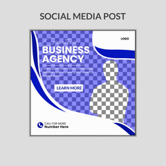 social media marketing post design template