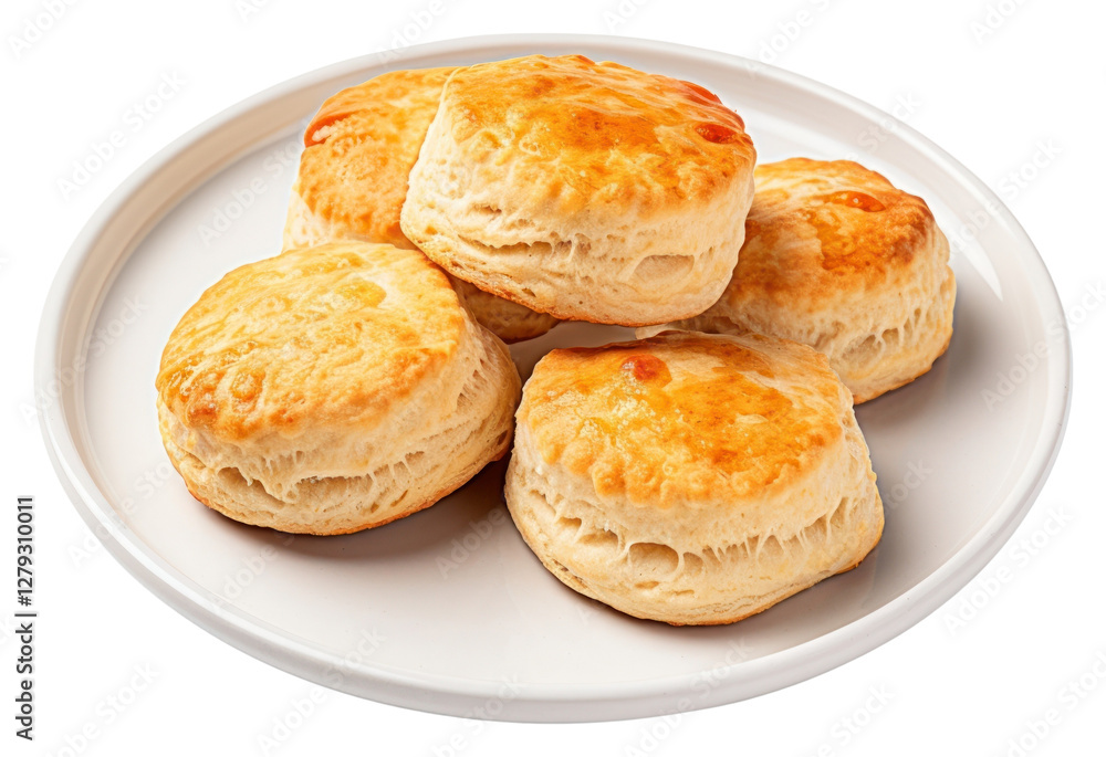 Canvas Prints PNG Plain Scones plate dessert scone.