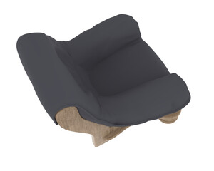 Wooden Armchair with Soft Cushion