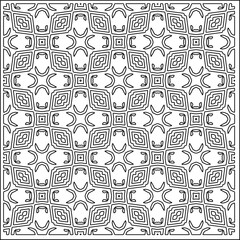 Fototapeta premium Abstract patterns.Abstract forms from lines. Vector graphics for design, prints, decoration, cover, textile, digital wallpaper, web background, wrapping paper, clothing, fabric, packaging, cards.