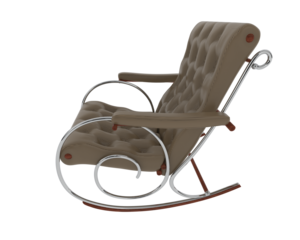 Lounge Chair  isolated on background. 3d rendering - illustration