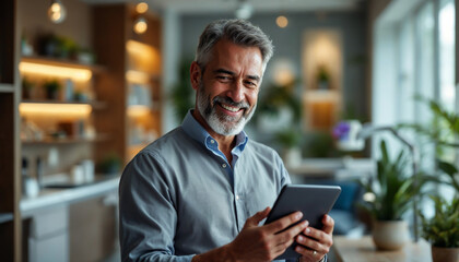 a confident middle-aged healthcare professional