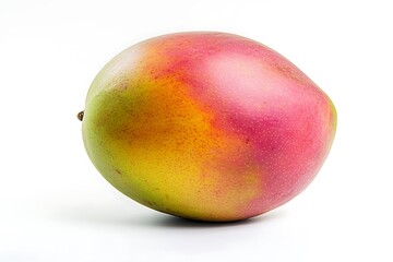 A Ripe Mango, Isolated on White Background