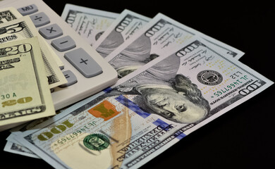 Images of banknotes of various countries. american dollar photos.