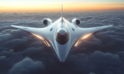 A Glimpse into the Future: Futuristic Airliner