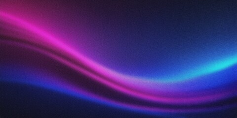 Fototapeta premium Electric Blue And Neon Pink Smooth Gradient Background With Grainy Texture