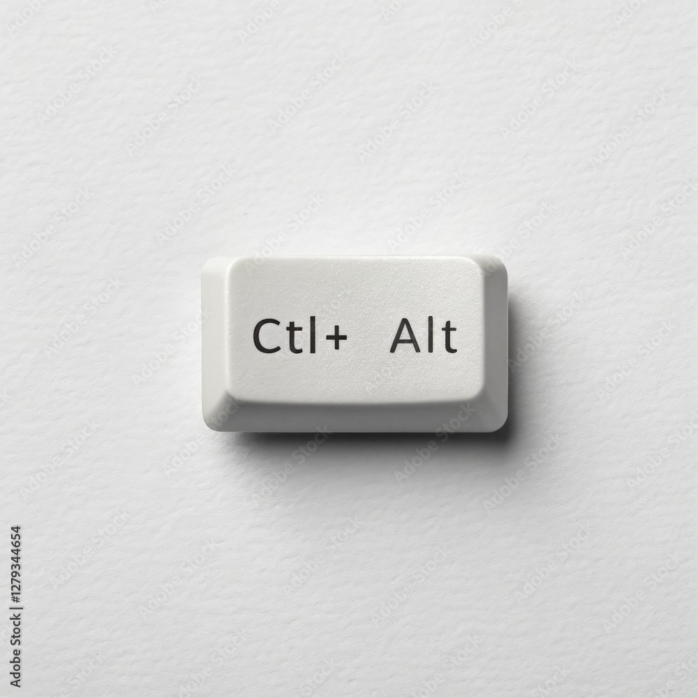 Poster ctrl alt key: this image captures the essence of computer interaction with a close-up shot of a 