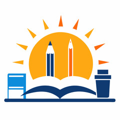 An educational vector logo