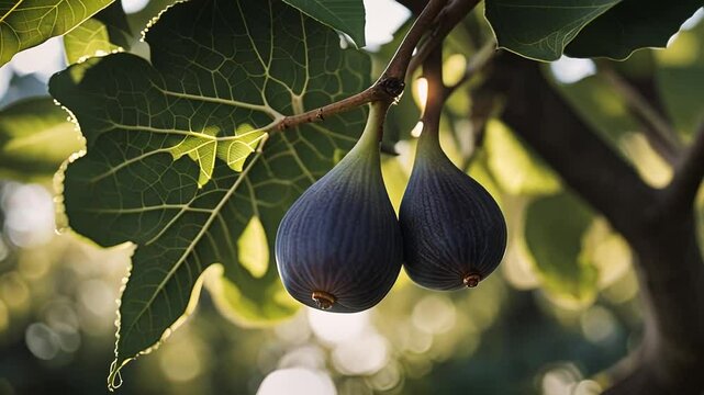 Figs on a fig tree.