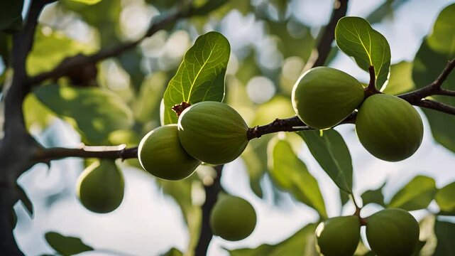 Figs on a fig tree.