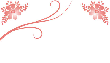 Obraz premium illustration floral design element with flowers