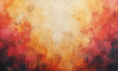 Vibrant abstract art in warm tones