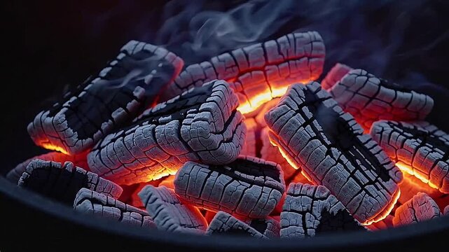 fire in the fireplace