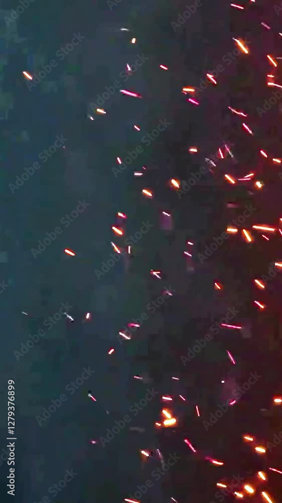 Poster fire particles background video: transform your edits with fiery visuals