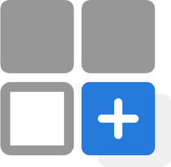 Obraz premium Cloud path icon pack