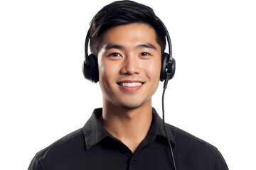 young man with headphones