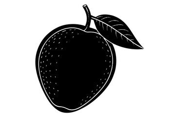 vector illustration of an apple on white background