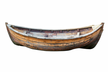 old wooden boat on the beach