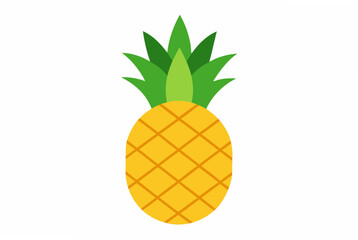 pineapple on white
