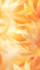 Fototapeta premium Elegant close up view of abstract golden leaves arrangement
