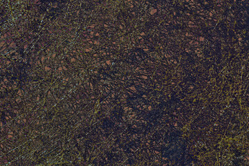 Abstract dark tangled texture with chaotic intersecting lines

