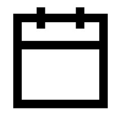 Obraz premium Common black outline icon pack