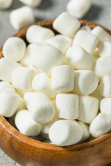 Soft Puffy White Mini Marshmallows