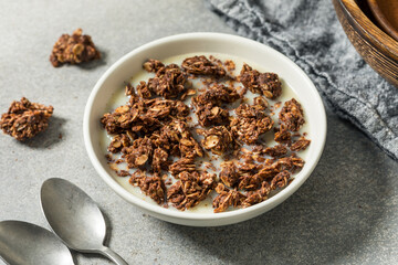 Homemade Healthy Chocolate Granola Breakfast Cereal