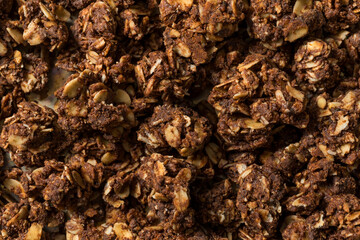Homemade Healthy Chocolate Granola Breakfast Cereal