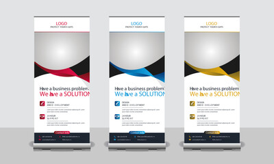 Law firm Roll up Banner Lawyer corporate service DL Flye business company X Stand Banner Design