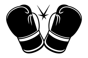 boxing gloves  vector illustration