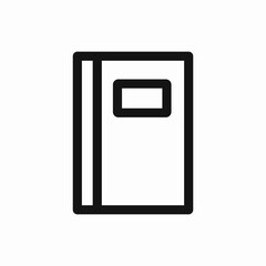 notebook icon vector sign