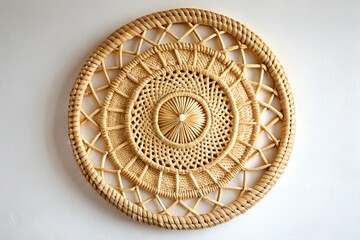 Woven Straw Wall Decor