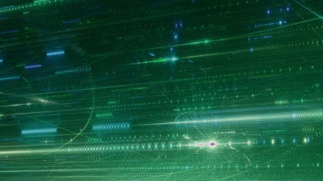 Digitaler Datenstrom - schnelles Internet, Energie, Forschung, Wissenschaft, Innovation, Technologie, Computer, Netzwerk, Kommunikation, synchron,  k&uuml;nstliche Intelligenz, Digitalisierung, gr&uuml;n