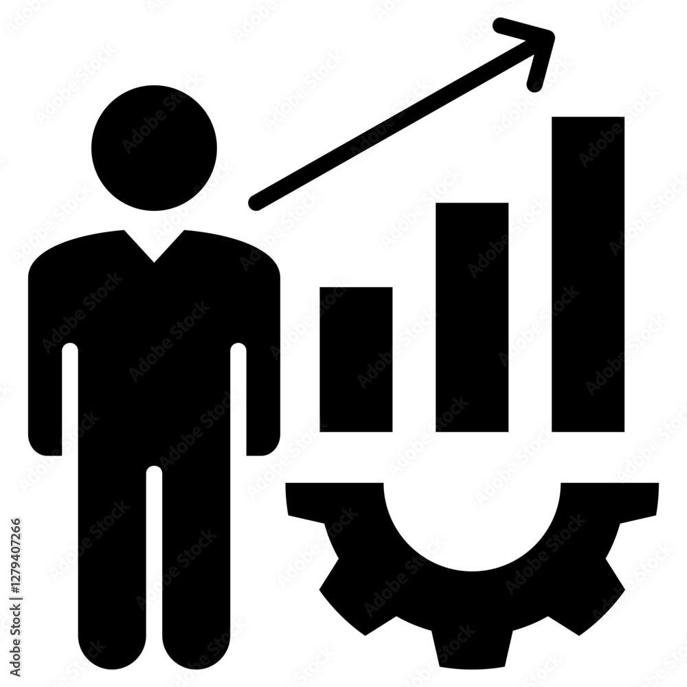 Poster performance management icon