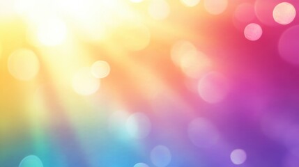 Obraz premium Abstract rainbow gradient blur digital art colorful background vibrant texture smooth design modern view
