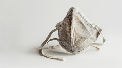 Dust Mask on an isolated white background, object focused, png, stock image, hd quality