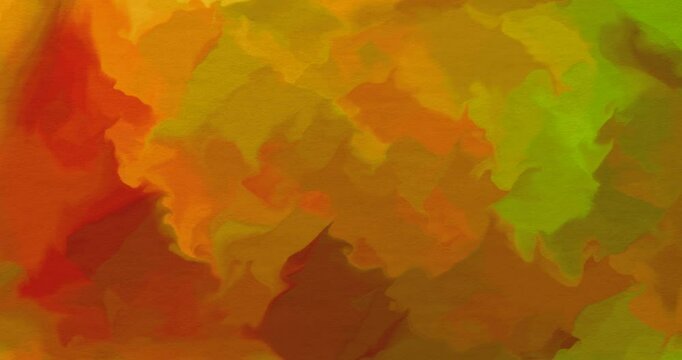 Soothing Pigments Moving in Harmony - abstract watercolor motion graphics background or overlay