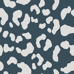 Abstract modern leopard seamless pattern. Animals trendy background. Color decorative vector stock illustration for print, card, postcard, fabric, textile. Modern ornament of stylized skin.