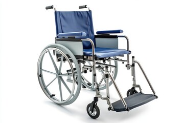 Fototapeta premium Wheelchair isolated on white background 