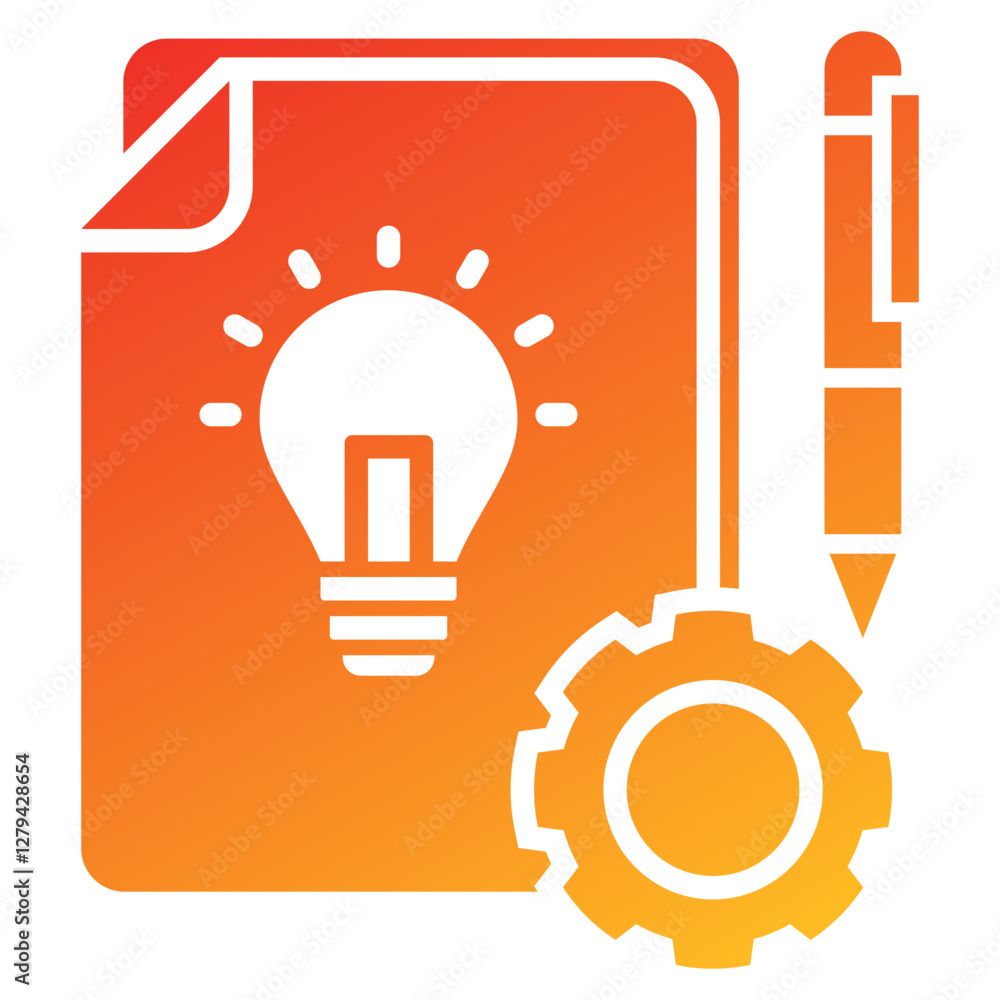 Poster Design Process Icon