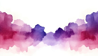 Fototapeta premium Abstract Watercolor Background Purple, Pink and Burgundy Hues